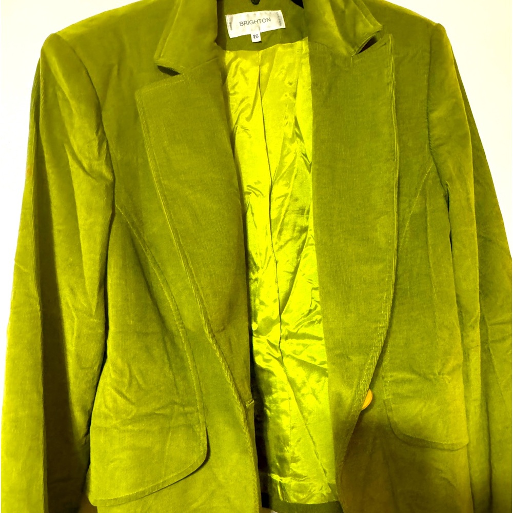 Brighton Lime Green blazer from Paris.